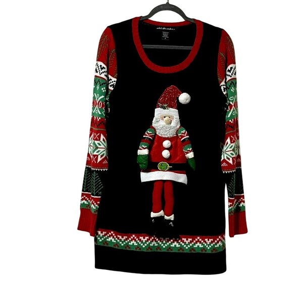 United States Sweaters Size XL Holiday Santa Claus Christmas Sweater - Picture 2 of 8